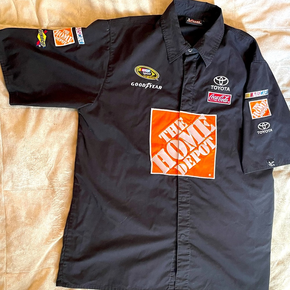 NASCAR Home Depot large button up